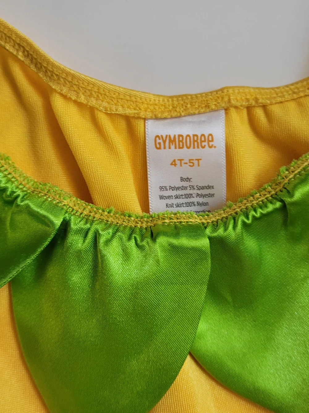 Girls 4T 5T Gymboree Yellow Sunflower Halloween Costume Dress